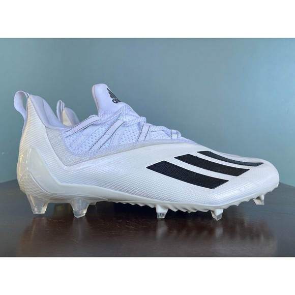 Adidas Adizero White/Black Football Cleats Men\'s Size 12 FY8269 main image 12